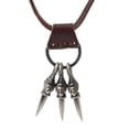 thumbnail image 2 of Collar con Colgante de Garra de Águila Punk de Cuero PU para Mujeres Y Hombres Yuyangstore, 2 of 7
