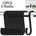 thumbnail image 2 of 12Pcs S Hooks Metal S Shape Hooks Heavy Duty 304 Stainless Steel Flat Hooks S Shape Hangers For Hanging Plants Pots Pans Closet, 2 of 7