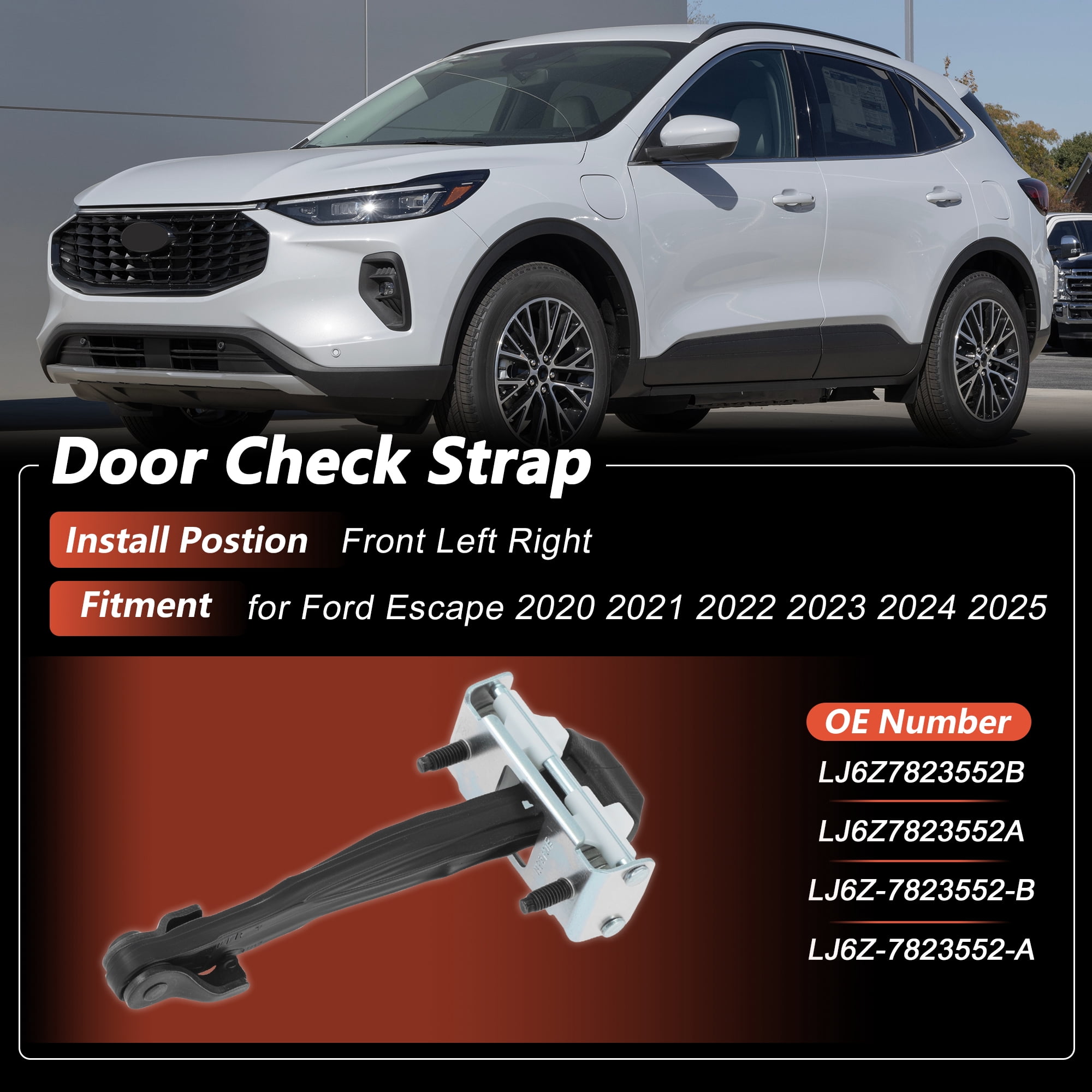 Unique Bargains Front Left Right Door Check Strap for Ford Escape 2020-2025