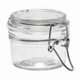 thumbnail image 3 of STARLIGHT- Airtight Clear Glass Food Storage Jar 2 Pack Locking Lid Cereal Canister New, 3 of 5