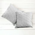 thumbnail image 2 of Ambesonne Grey Throw Pillow Cover 2 Pack, Vintage Flowers, 16", Pale Green, 2 of 6