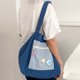 thumbnail image 2 of Bolso de mano de pana para mujer bolso hobo ligero y versátil bolso para niña con insignia, 2 of 7