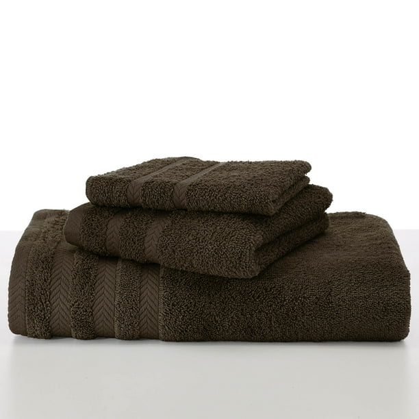 Martex Egyptian Cotton Luxury Bath Towel, Dark Brown, 30"x54" Walmart
