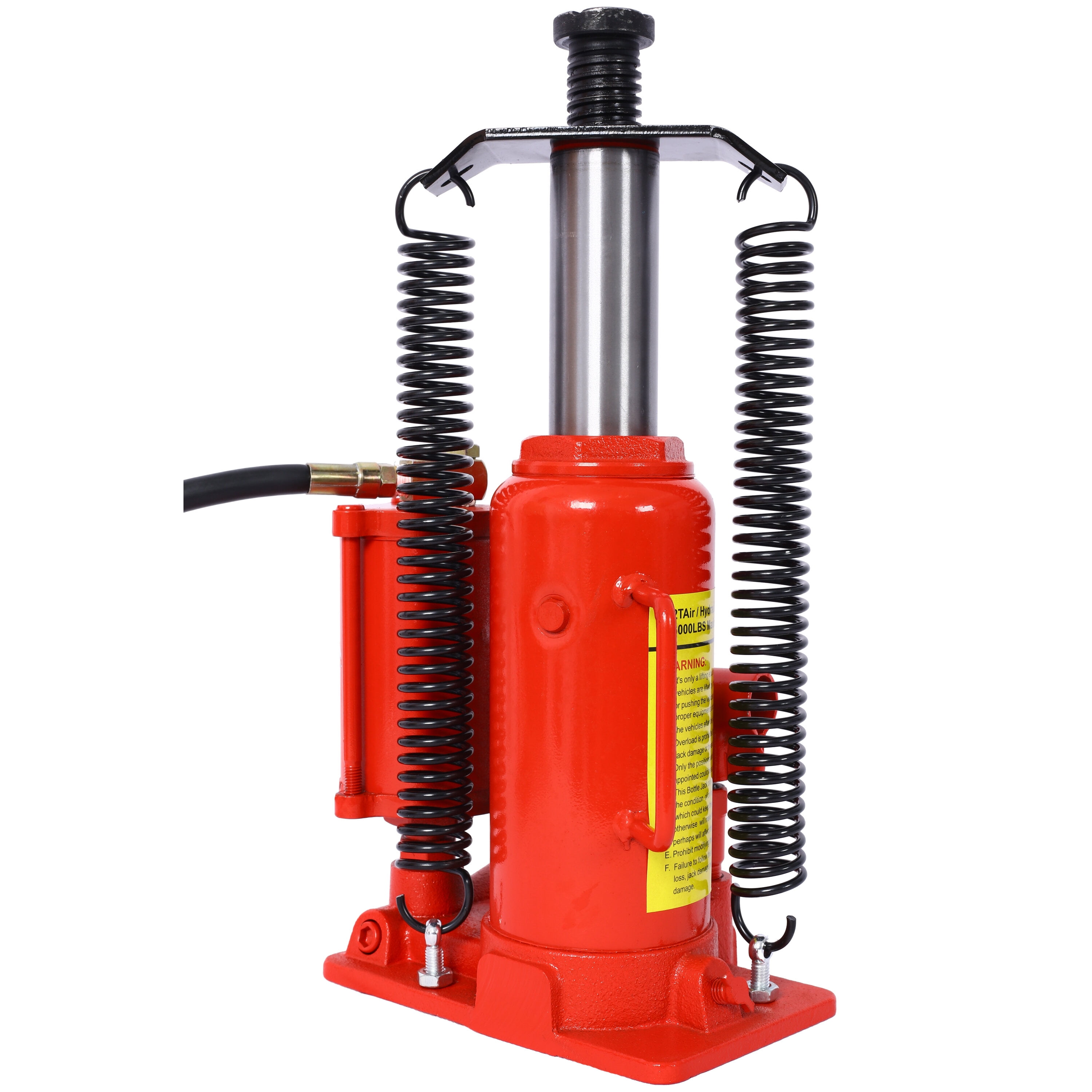 Car Jack Air Hydraulic Bottle Jack, 12 Ton/24000 LBS All Welded Bottle Jack, 9.8-19.3 inch Lifting Range, Manual Handle and Air Pump, for Car, Pickup, Truck, RV, Auto Repair, Industrial Engineering ,