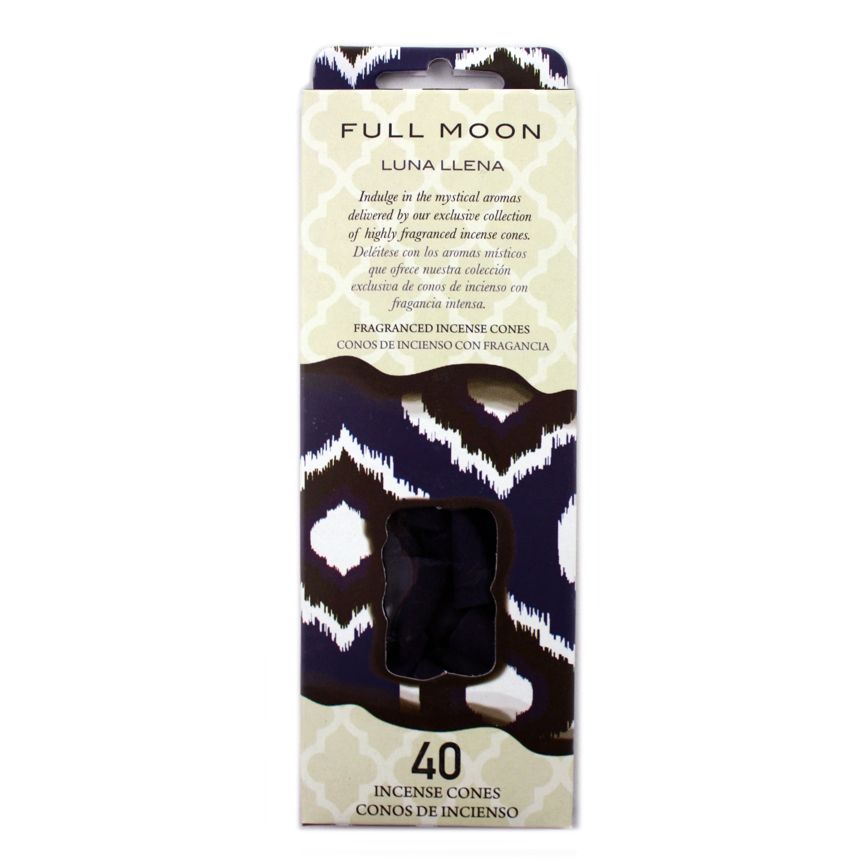 Flora Classique Incense Cones Full Moon MultiColor 0.55x2.4x7.28 Paper