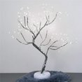 thumbnail image 1 of Luz de abedul de Navidad, 108 luces LED de árbol de abedul, lámpara de bonsái, interruptor táctil alimentado por USB o batería, luces de árbol de rama de alambre de cobre para decoración de interiores del hogar (luz blanca) esquí esquí Gafas de esquí, 1 of 5