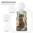 thumbnail image 3 of Sikiie Sunshine Cloud Kitten Basketball Jersey Reversible Men's Mesh Athletic Sports Shirts Training Practice S-4XLLarge, 3 of 6