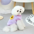 thumbnail image 2 of YUEHAO Dog Clothes for Small Dogs Pet Dog Puppy Classic Sunflower Sweater Fleece Sweater Clothes Warm Sweater Winter Pet Supplies for Dogs (Purple, XXL), 2 of 2