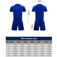 thumbnail image 5 of Prettycamp Soccer Jerseys for Boys Girls Kids Football Training Uniforms Shirt Shorts Socks Set Youth Sizes 11-12T, 5 of 5