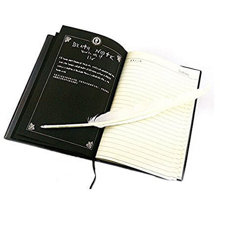 L-zonc 135 Pages Death Note Notebook with Feather Pen