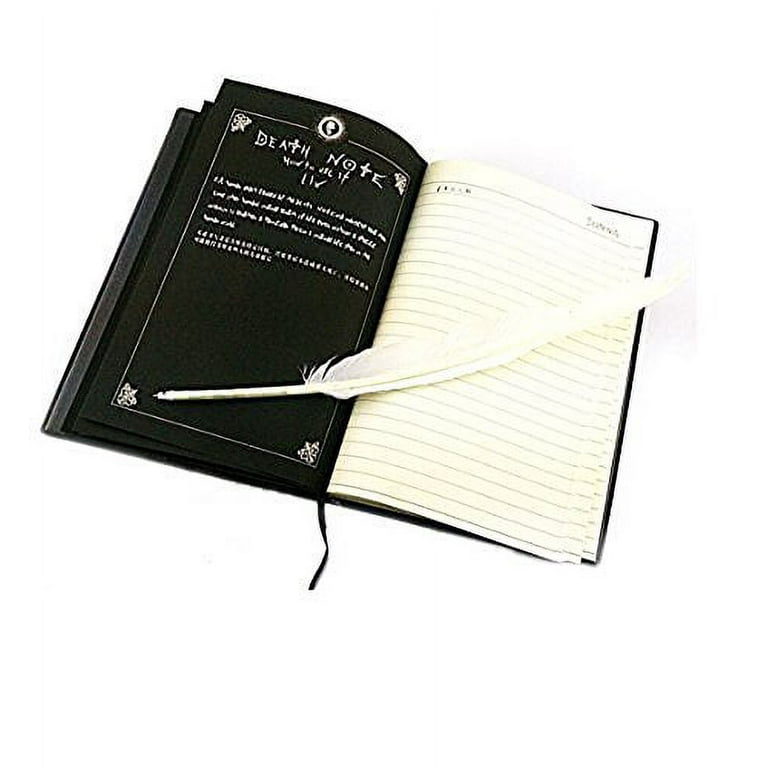 Death Note Anime Notebook Set With Music CD Feather Pen Leather Journal  Collectable Death Note Notebook