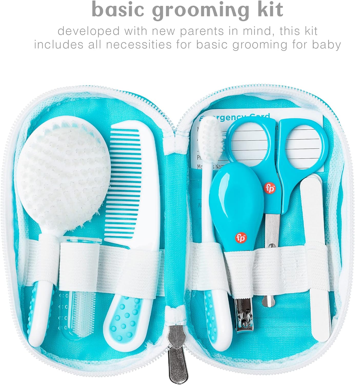 Fisher-Price Baby Grooming Kit for Newborns, 12 Pieces, 0+ Months - image 2 of 6