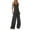 AA-Dark Gray, variant on QATAINLAV Women's Maternity Spaghetti Strap Ribbed Knit Jumpsuits Solid Casual Loose Wide Leg Rompers Sleeveless Camisole Button Overalls with Pockets Dark Gray M