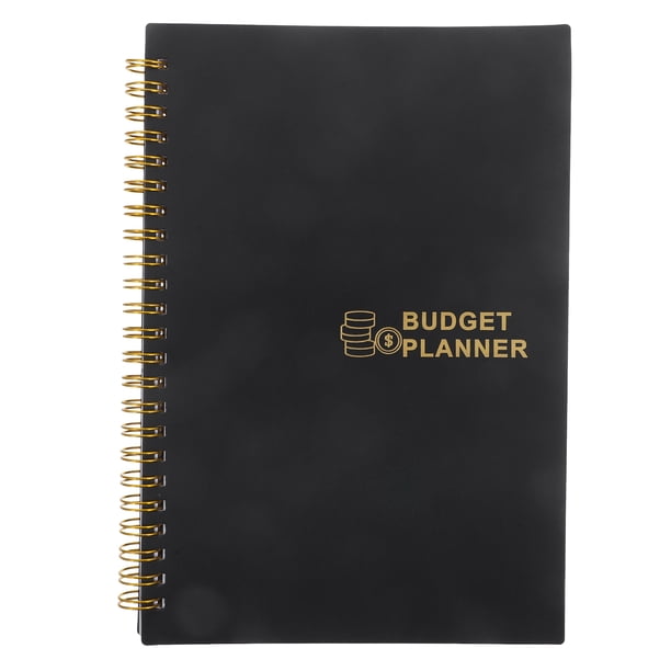 Planificador de presupuesto portátil y práctico cuaderno de presupuesto diario.