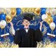 thumbnail image 4 of Fondo de graduación de 2024 de 7 x 5 pies, gorro, globo, fuegos artificiales, decoración azul para fiesta de graduación, pancarta de felicitaciones, 4 of 4