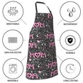 thumbnail image 5 of Goofa Lovely Mom Ever Printed Waterproof Apron 33" Chef Aprons for Men Heavy Duty Chemical Work Apron Adjustable Bib Apron, 5 of 9