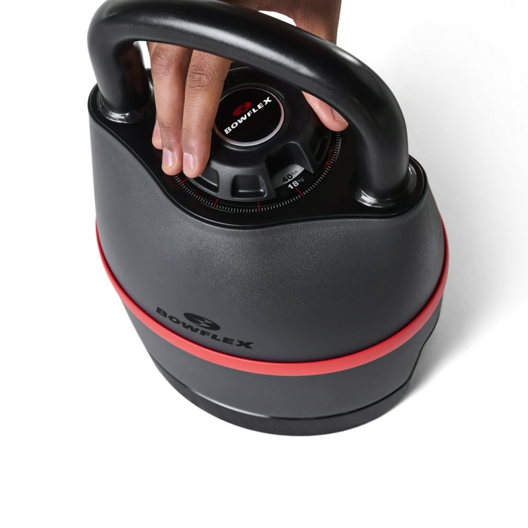 Bowflex SelectTech 840 Adjustable Kettlebell Single Weight Selection Dial Adjusts 8 to 40 lb 6 Weight Settings 2 month JRNY Membership Included Walmart