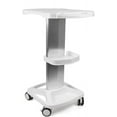 thumbnail image 2 of Hair Salon Trolley Rolling Cart Beauty Rolling Trolley Cart Storage Organizer Hairdressing Tool Station Super Load-Bearing & Silent Roller (D-White), 2 of 15