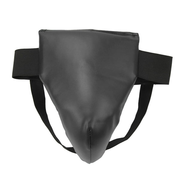 Protector de ingle de boxeo, protector de ingle de boxeo, protector de ingle de cuero de PU, protector de ingle para entrenamiento de boxeo, diseñado para profesionales