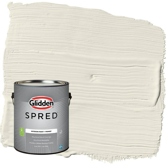 Glidden Spred Oatmeal / Gray Eggshell Interior Paint with Primer, 1 Gallon