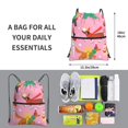 thumbnail image 2 of Pofeuu Different Dogs Christmas Print Drawstring Backpack Water Resistant String Bag Sports Sackpack Gym Sack with Side Pocket for Men Women, 2 of 6