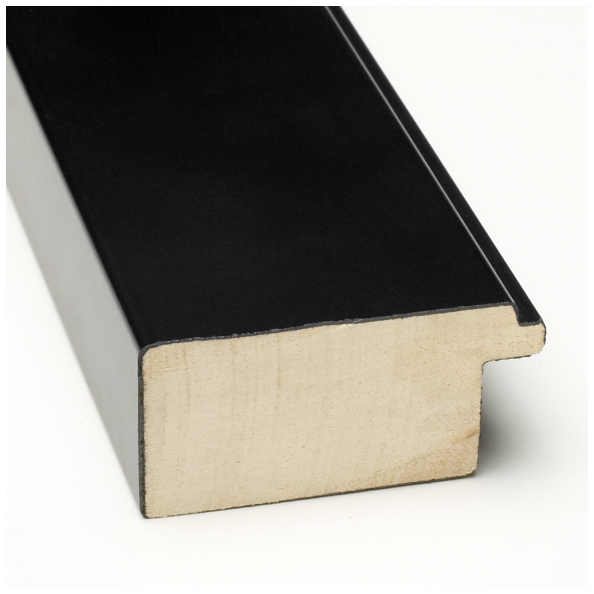 Amanti Art Grey Cork Board Wood Framed Corvino Black Narrow Bulletin Board 31 in. x 23 in.