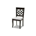 thumbnail image 2 of Tricia Modern and Contemporary Grey Fabric Upholstered and Wood 5-Piece Dining Set, 2 of 5