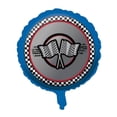 thumbnail image 1 of Creative Party Racing Flag Foil Balloon, 1 of 2