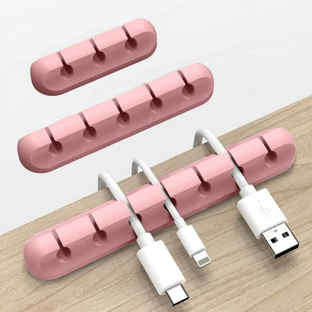 3-Pack Cord Desk / USB Cable Organizer - Pink price history on PriceWatchPro