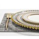 thumbnail image 4 of Round White Dinner Plate With Creative Edge For Salad Dessert Sashimi 31.7 Cm Diameter, 4 of 5