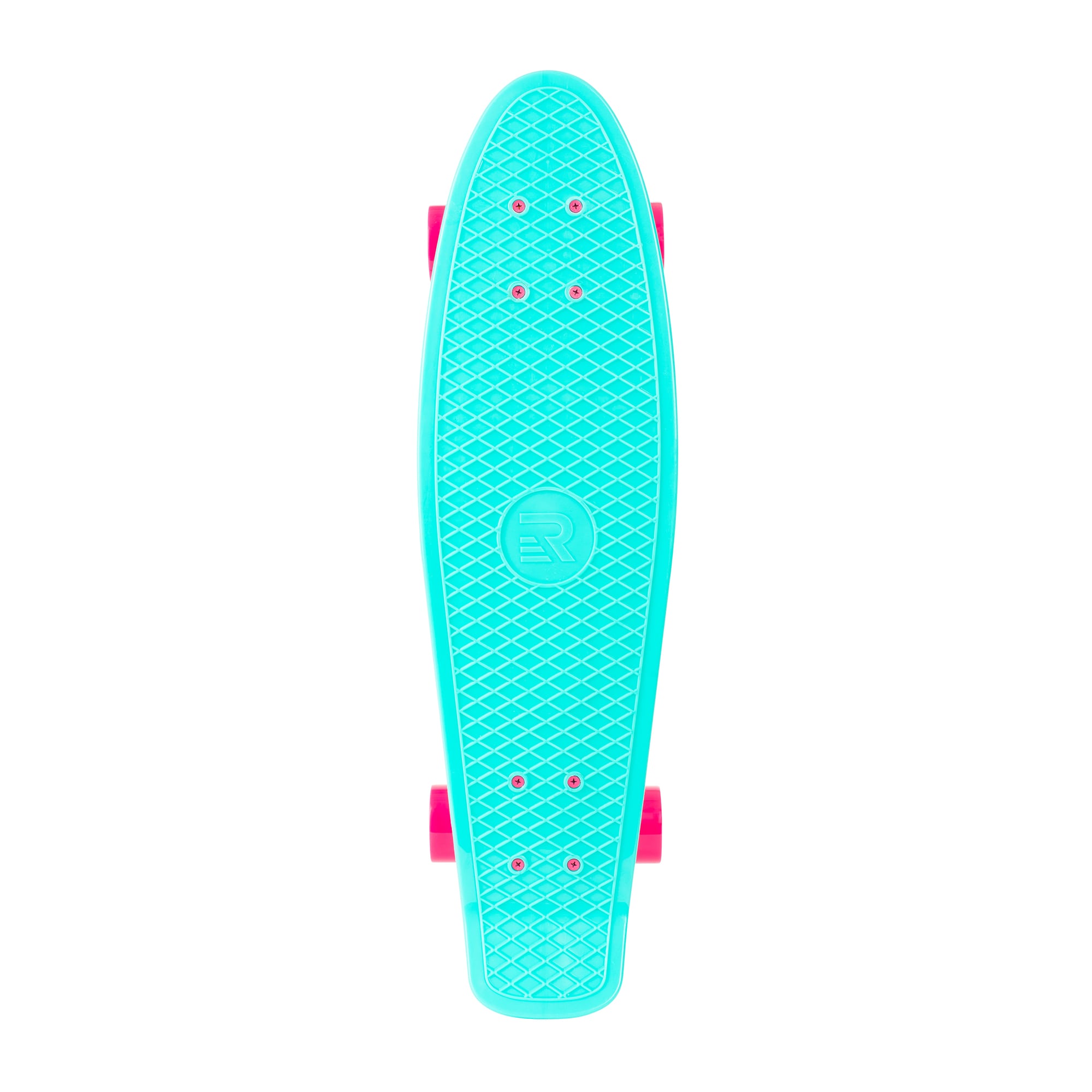 Retrospec Quip Skateboard 27" Classic Plastic Cruiser Complete Skateboard w/ Abec 7 bearings