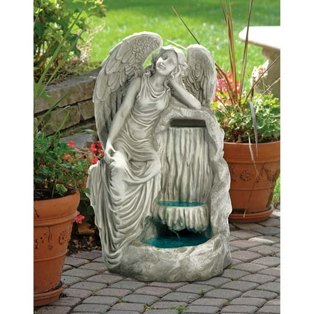 Design Toscano Resting Grace Angel Garden Fountain