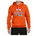 thumbnail image 2 of Wild Bobby, Cute Unicorn Mermaid Vibes Children Girl Birthday, Streetwear, Unisex Graphic Hoodie Sweatshirt, Orange, X-Large, 2 of 3