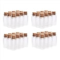 thumbnail image 1 of de Viales de 80 Piezas Mini Botella de Vidrio con Tapón de Corcho de , para Bodas, Creaciones y Decoraciones (10 Ml), 1 of 5
