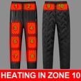 thumbnail image 4 of Pantalones Calefactores Inteligentes Ten Zone  Pantalones Sherpa Con Calefacción Eléctrica USB para Invierno  para Hombre (XL), 4 of 9
