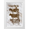 thumbnail image 1 of Murdock, Ramona 11x14 White Modern Wood Framed Museum Art Print Titled - Cows, 1 of 4