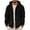 AB201 Black, variant on Bainana Men'S Zip Up Hoodie Long Sleeve Classic Zipper Hoody Solid Color Hooded Shirts Office Wear Fall Outfit Size L