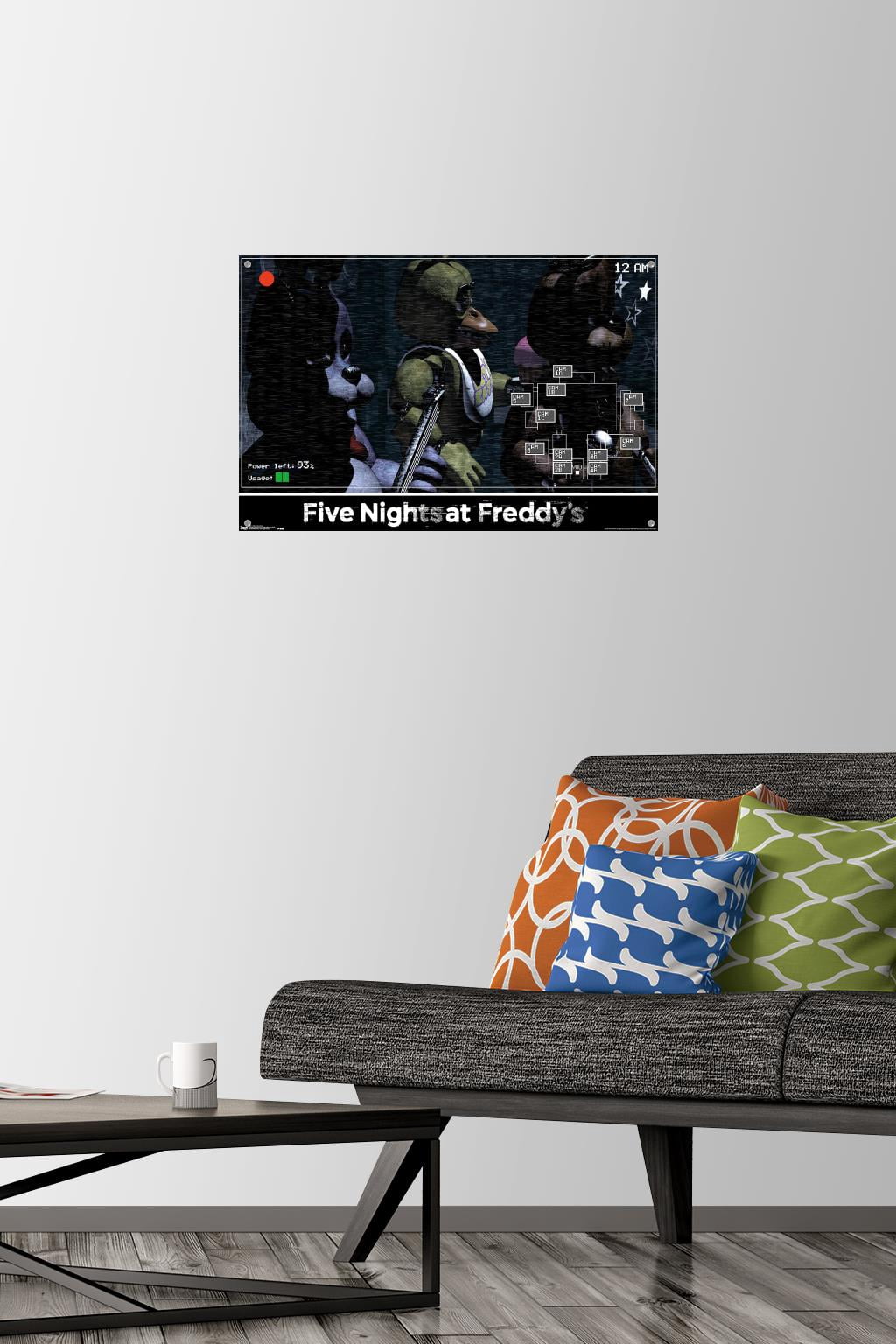 Five Nights at Freddy's - Show Stage Wall Poster with Push Pins, 14.725" x 22.375"