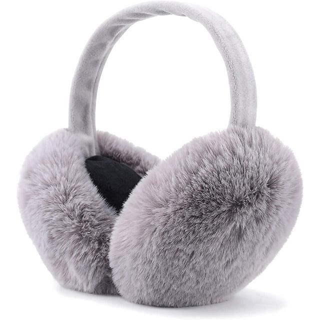 Orejeras de invierno Orejeras cálidas de piel sintética Lindos calentadores de oreja plegables para exteriores para mujeres y niñas MFZFUKR CQ500-3