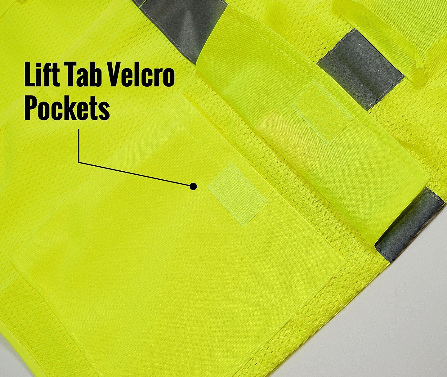 RK Safety High Visibility Safety Vest with Reflective Strips and Pockets  ANSI Class Neon Yellow 5XL