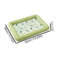 thumbnail image 3 of Pet Cooling Mat, Soft Breathable Washable Summer Heat Reducing Cushion for Small Medium Dogs Cats Indoor Outdoor Daily Use, 3 of 7