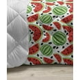 thumbnail image 3 of Shamrock Down Alternative Comforter, Monochromatic Repetition of Irish Symbol 4 Leaf Clover Botanical Luck Concept, Microfiber Quilt for All Season, 5 Sizes, Lime Green, by Ambesonne, 3 of 3
