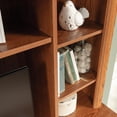 thumbnail image 6 of Scranton & Co Traditional Wood Small Computer Desk with Hutch in Carolina Oak, 6 of 7