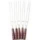 thumbnail image 2 of Billuyoard De acero inoxidable en forma de U para barbacoa, tenedor de soldadura, para barbacoa, pinchos para asar, pincho de Metal, doble Cocina y Comedor, 2 of 6