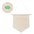 thumbnail image 4 of Miangastore 1Set Photo Banner Beige Rectangular Shape for Office Decor 11.8x11.8in, 4 of 8