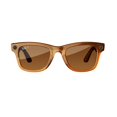 thumbnail image 2 of Meta Ray-Ban Wayfarer (Standard) Smart Glasses - Shiny Caramel Transparent, Polarized Brown, 2 of 5