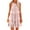 Pink, variant on IROINNID Women's Sleeveless Peplum Dress Fashion Summer Casual Camis Bandage Vest Mini Dress Round Neckline Knee-Length Women Dress