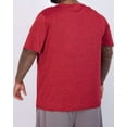 thumbnail image 4 of Real Essentials 3 Pack: Mens Big & Tall V-Neck Short-Sleeve Tech Stretch Dry-Fit T-Shirt (3X Tall-5X Tall), 4 of 6