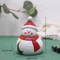 thumbnail image 2 of Noel Muñeco De Nieve Decoración De Madera Adorno De Escritorio Figura De Mesa De Navidad Serendint HA043228-01, 2 of 6