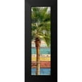 thumbnail image 2 of Franklin 10x24 Black Modern Framed Museum Art Print Titled - Palm Plank III, 2 of 5